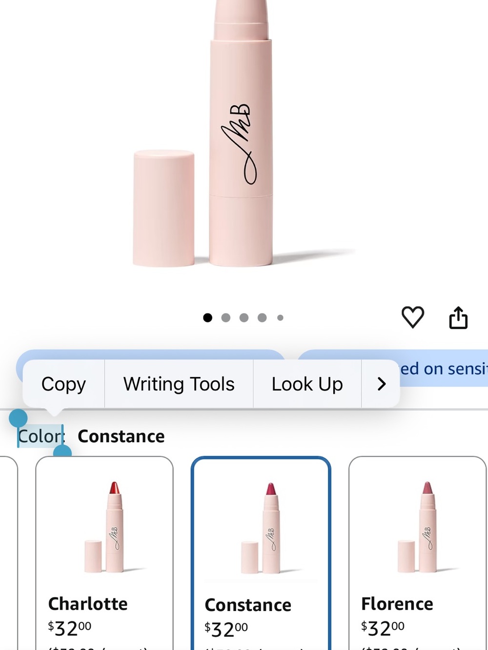 Monika blunder Creamy Lip Crayon – “Marlene”